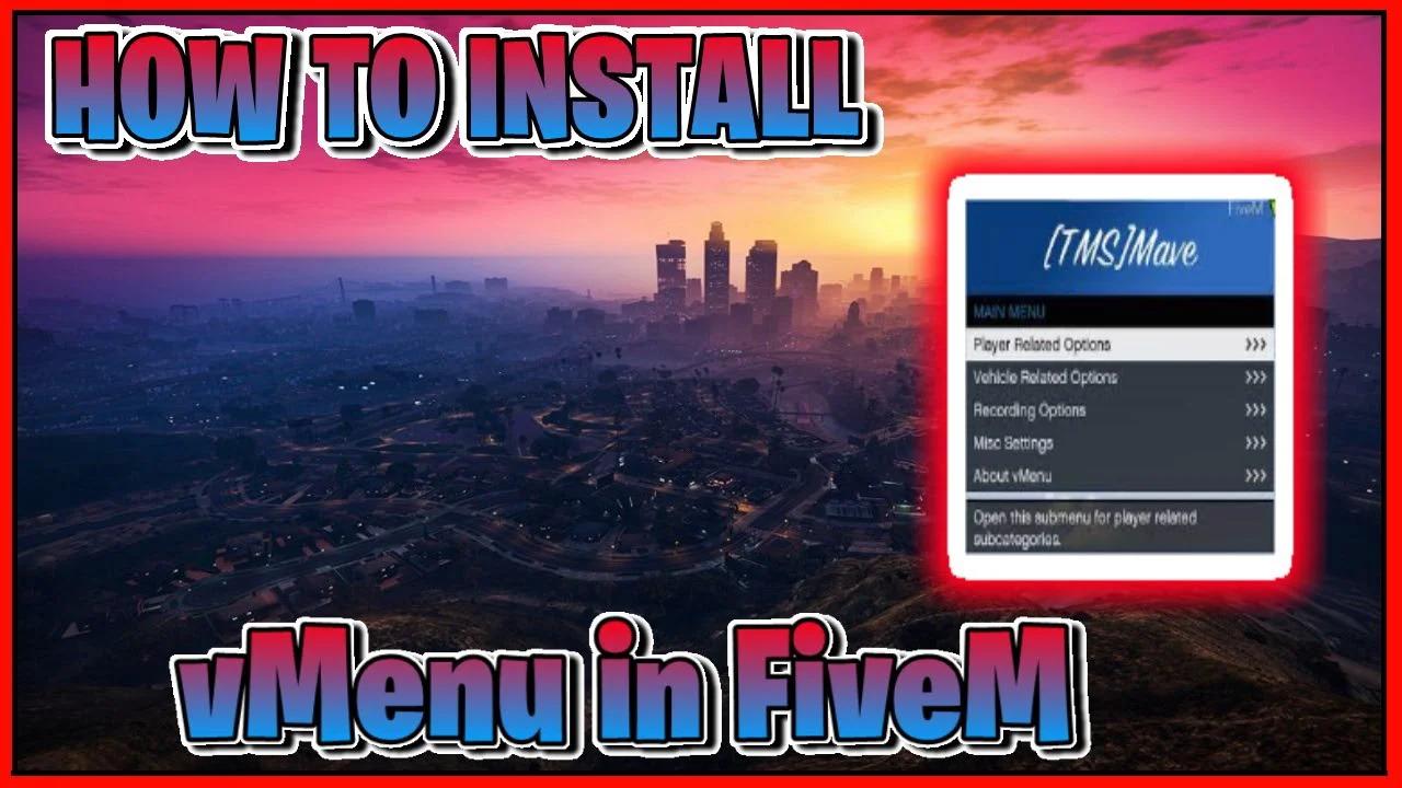 How To Install vMenu into FivePD/FiveM Server 2021