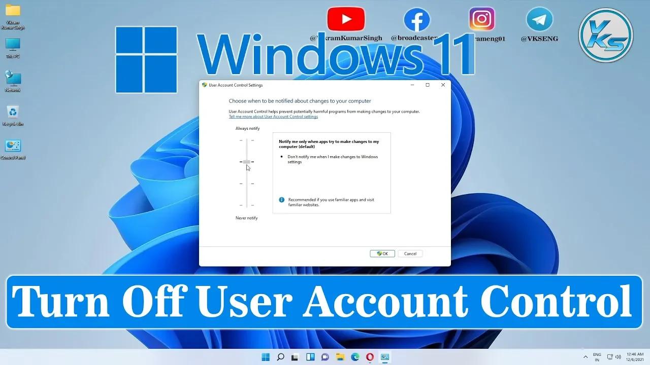 How To Turn Off User Account Control in Windows 11