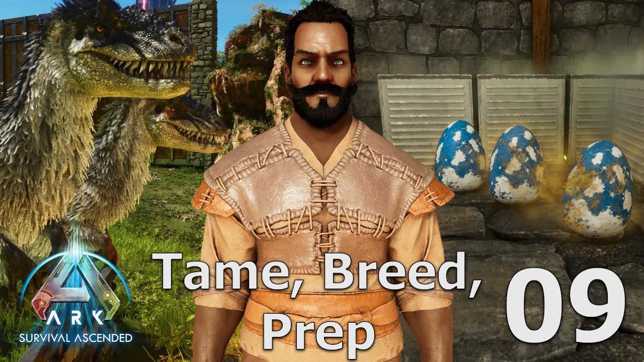 ASA Walkthrough E9 - Tame, Breed, Prep - Ark Survival Ascended