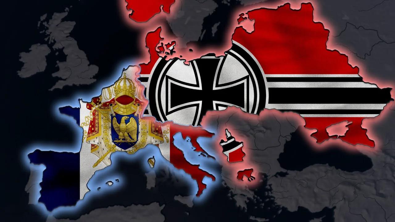 Greater German Reich Vs First French Empire - Hoi4 Timelapse