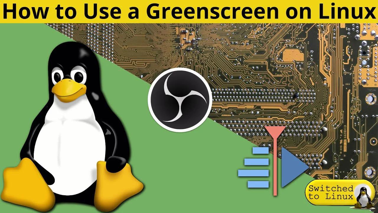 Using a Greenscreen on Linux