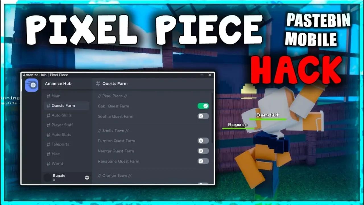 Updated roblox pixel piece script hack gui autofarm inf stats get