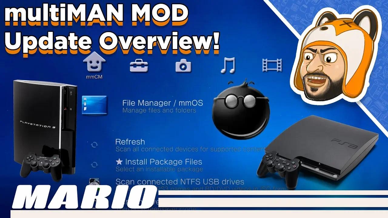 multiMAN MOD Released: Improved exFAT/NTFS Support More