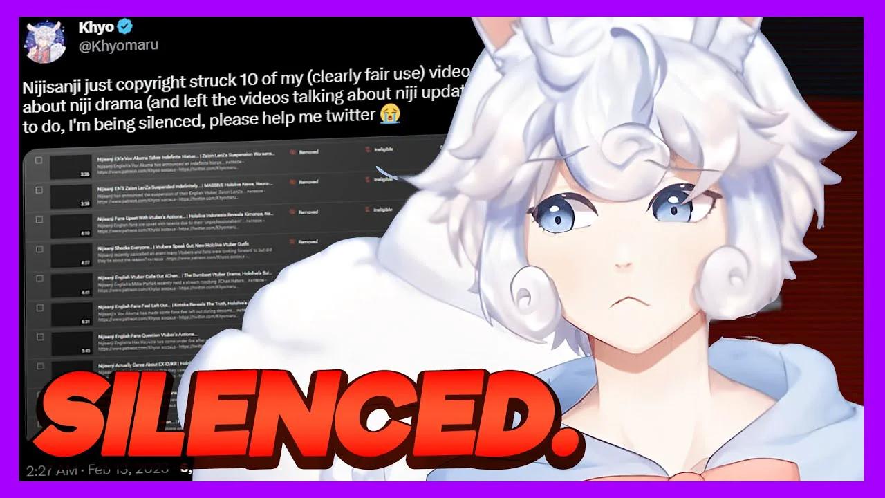 Nijisanji Copyright Strikes VTuber News Channel Khyo...