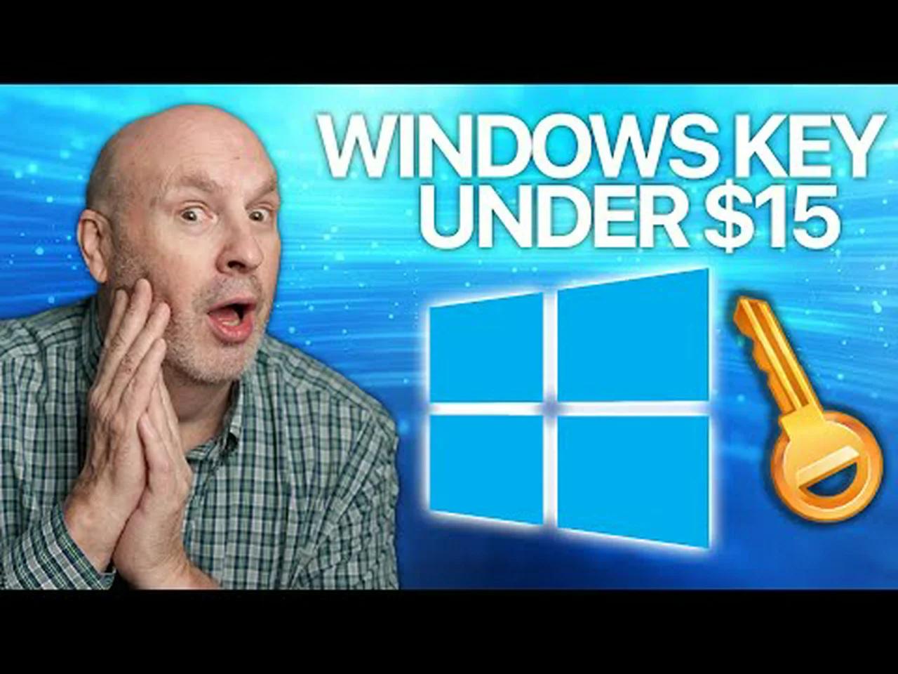 Get This Windows Key Under $15