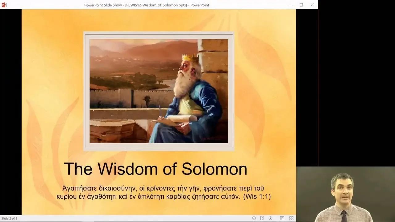 Wisdom 13 Wisdom Of Solomon