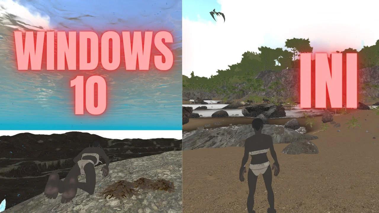 How to get ini on Windows 10 Ark