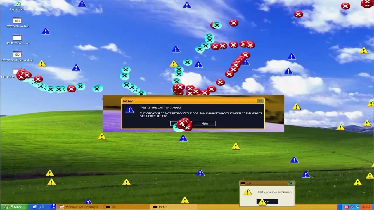 MEMZ.exe On Windows XP