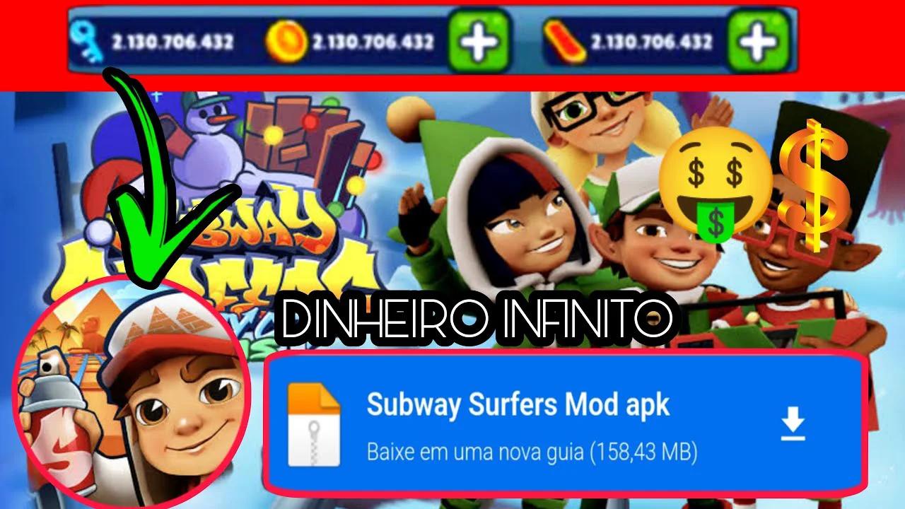SUBWAY SURFERS COM DINHEIRO INFINITO v3.5.0 ATUALIZADO 2022