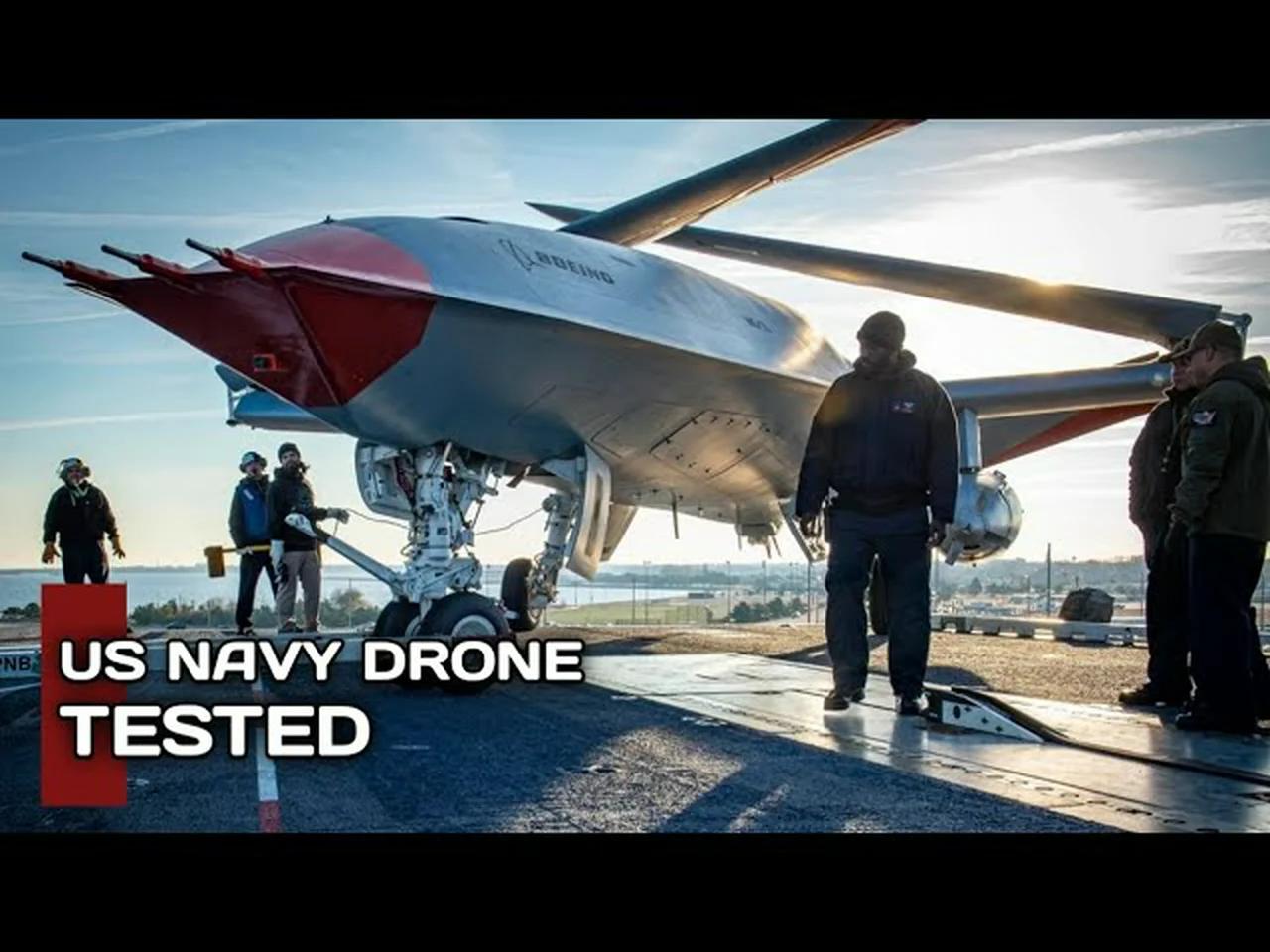 US Navy tested an unusual Drones from an Aircraft Carrier