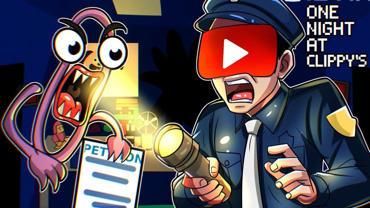 a FNaF Fangame about Clippy?! | One Night at Clippy's Full Game