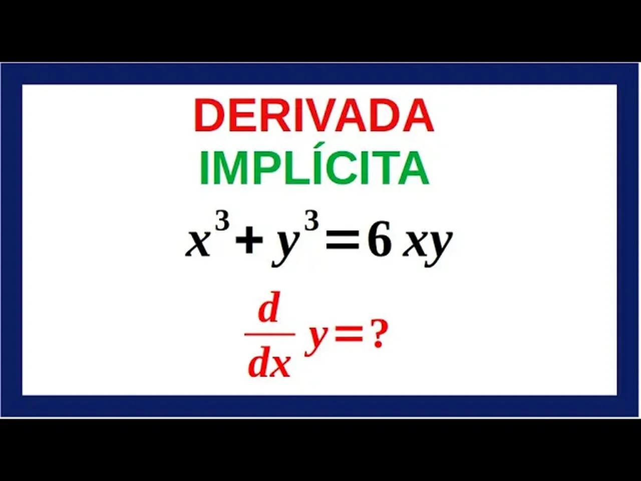 Derivada implícita Ejemplo 4