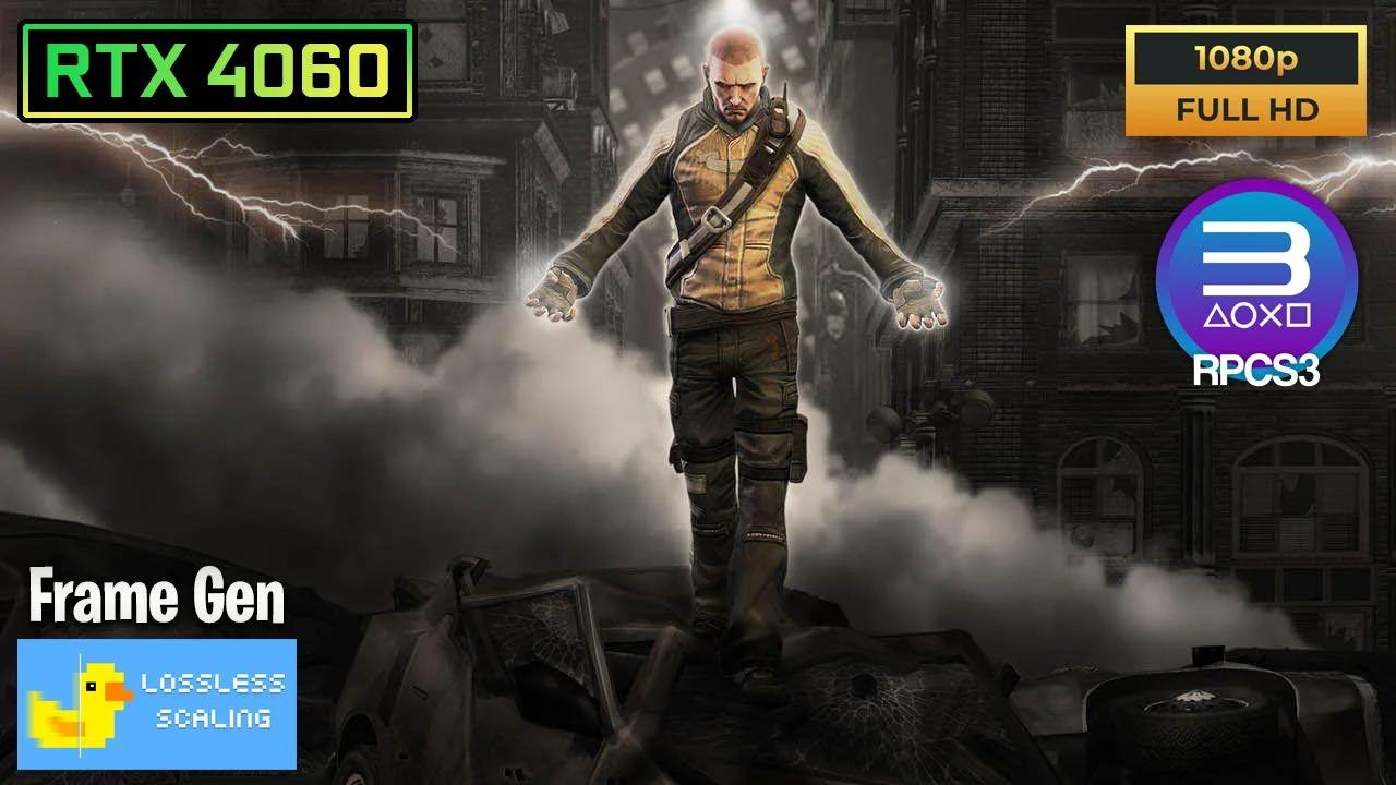 Infamous RPCS3 Frame Gen | RTX 4060 FPS Test