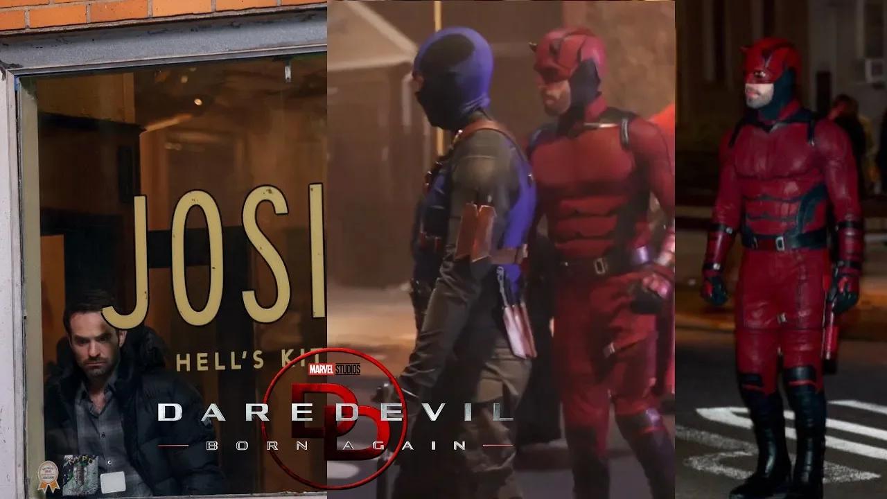 Daredevil Born Again Leaked New Daredevil Suit & Bullseye Suit Footage