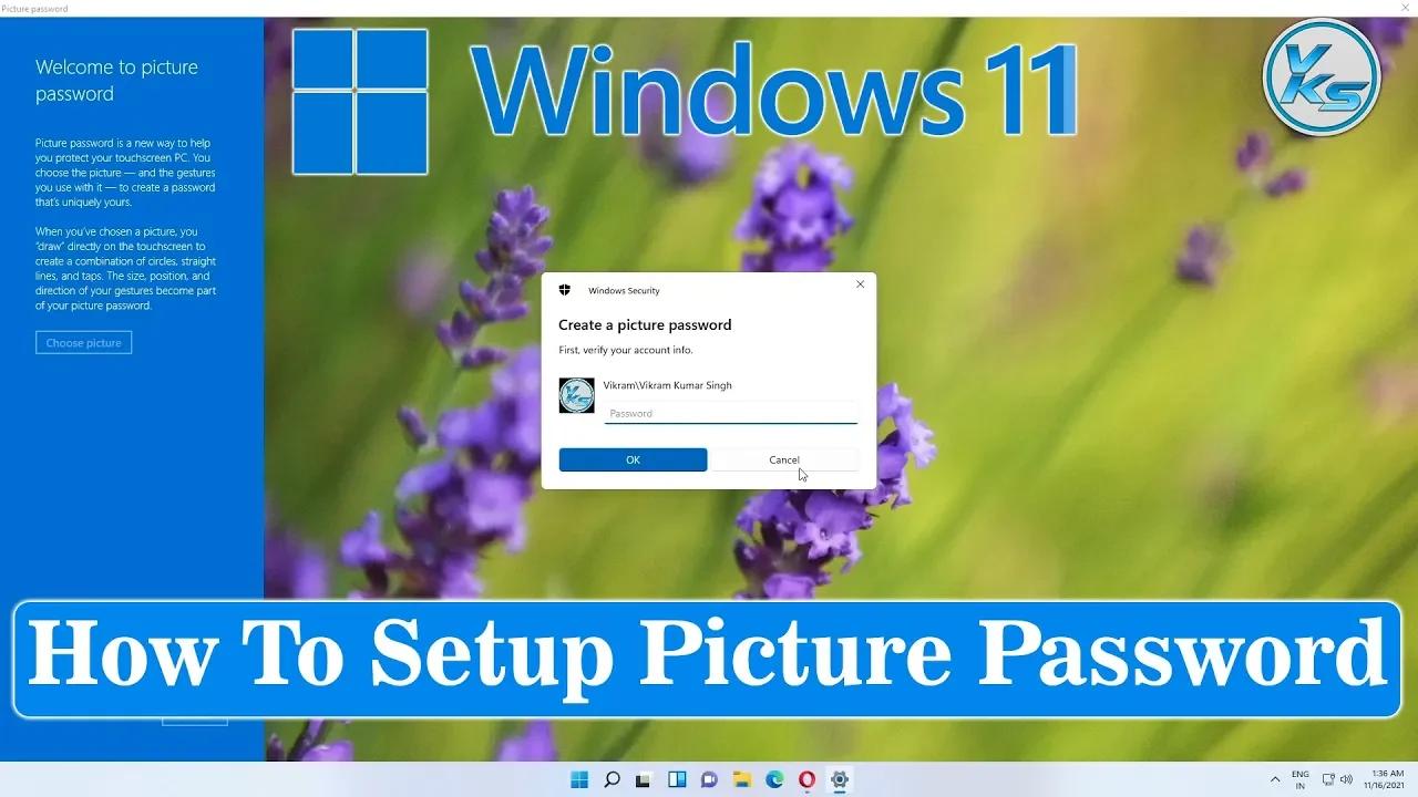 How To Setup Picture Password On Windows 11