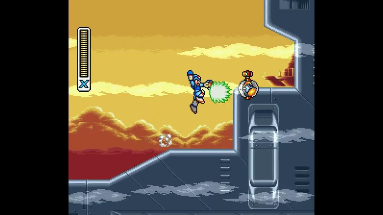 Mega Man X3 (SNES) - Gravity Beetle