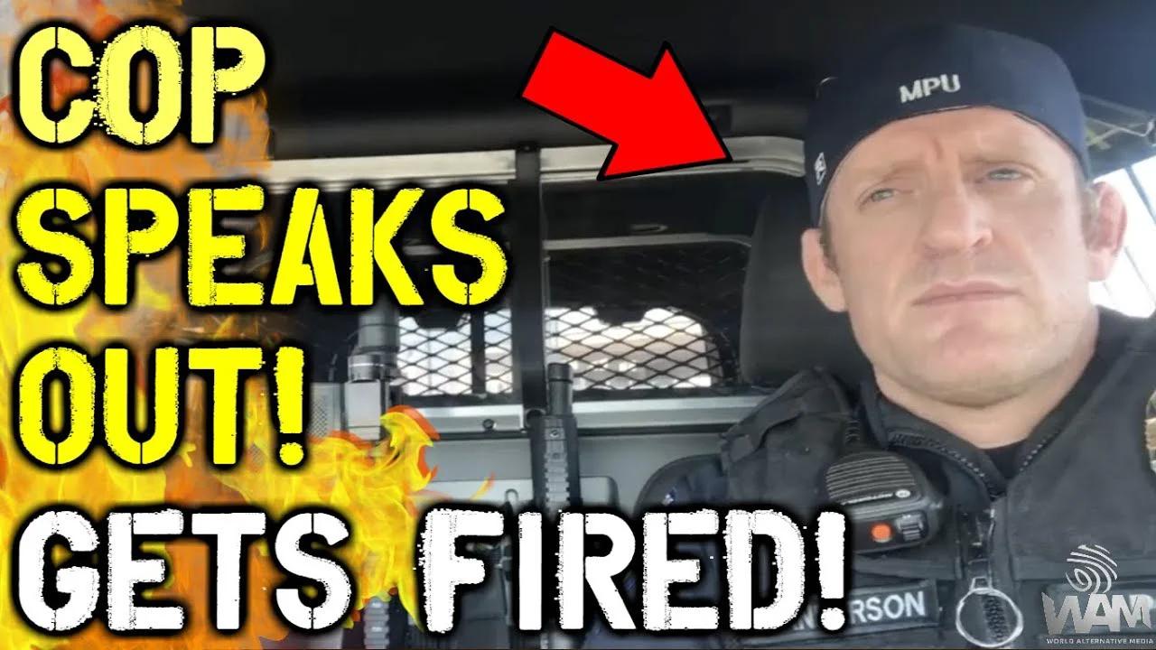 GOOD Cop FIRED For Speaking Out! - REFUSES To Delete Viral Video