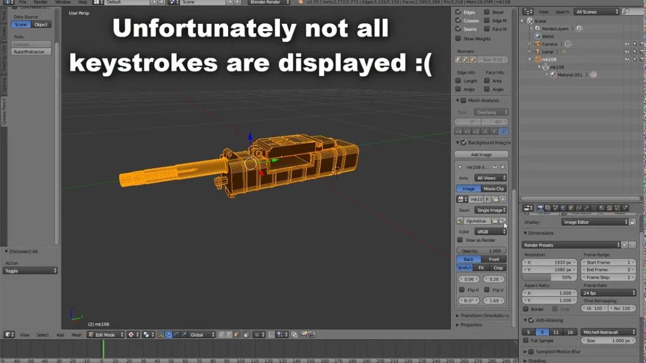 KSP Part Tutorial, full 3D Mesh in BLENDER