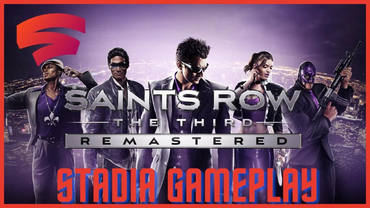 Saints Row The Third Remastered Google Stadia Gameplay