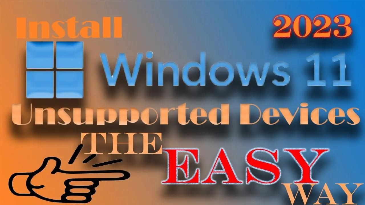 Windows 11 on an Unsupported Device? Here's the EASY Way!