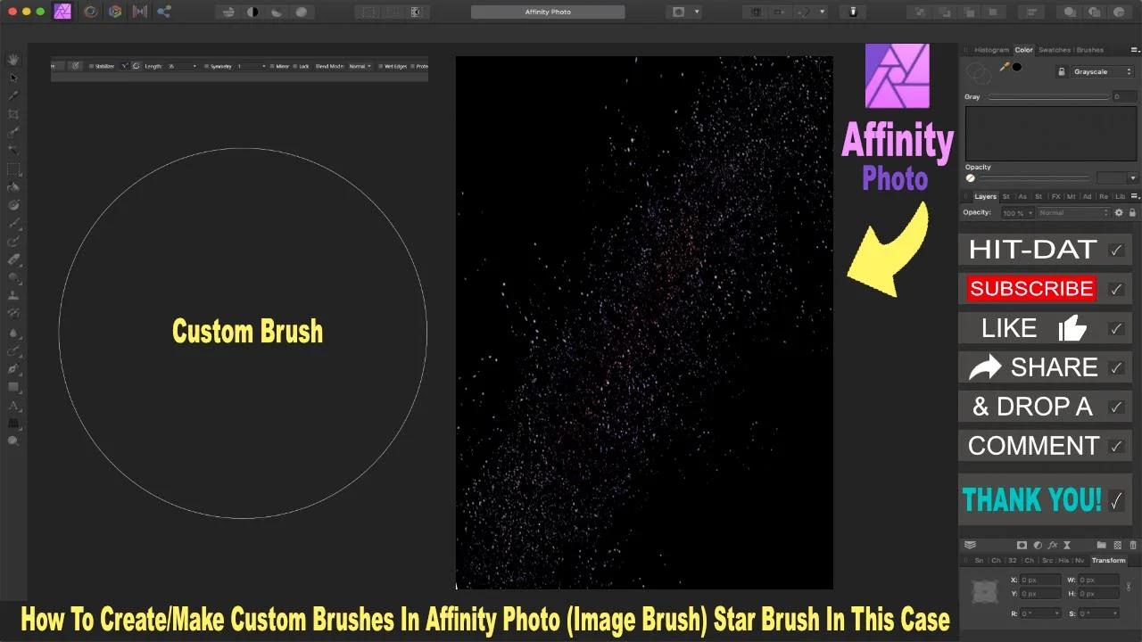 Affinity Photo How To Create Custom Image Brushes