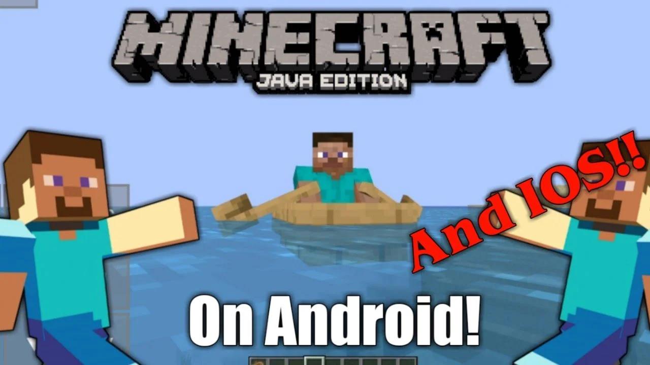 Minecraft: Java Edition on Android and IOS!!!