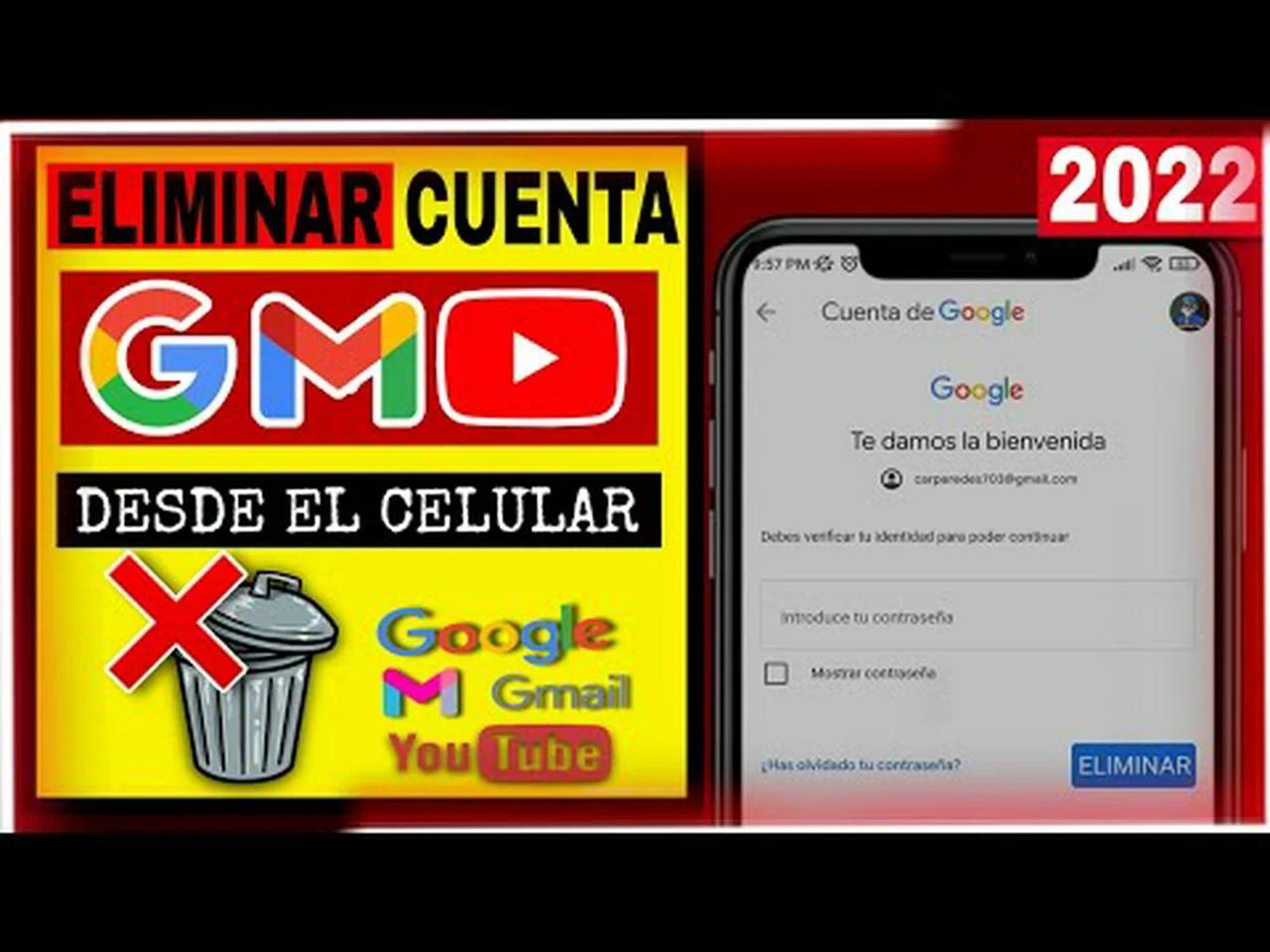 Cómo quitar o eliminar cualquier cuenta de Google en Android 2022 ...