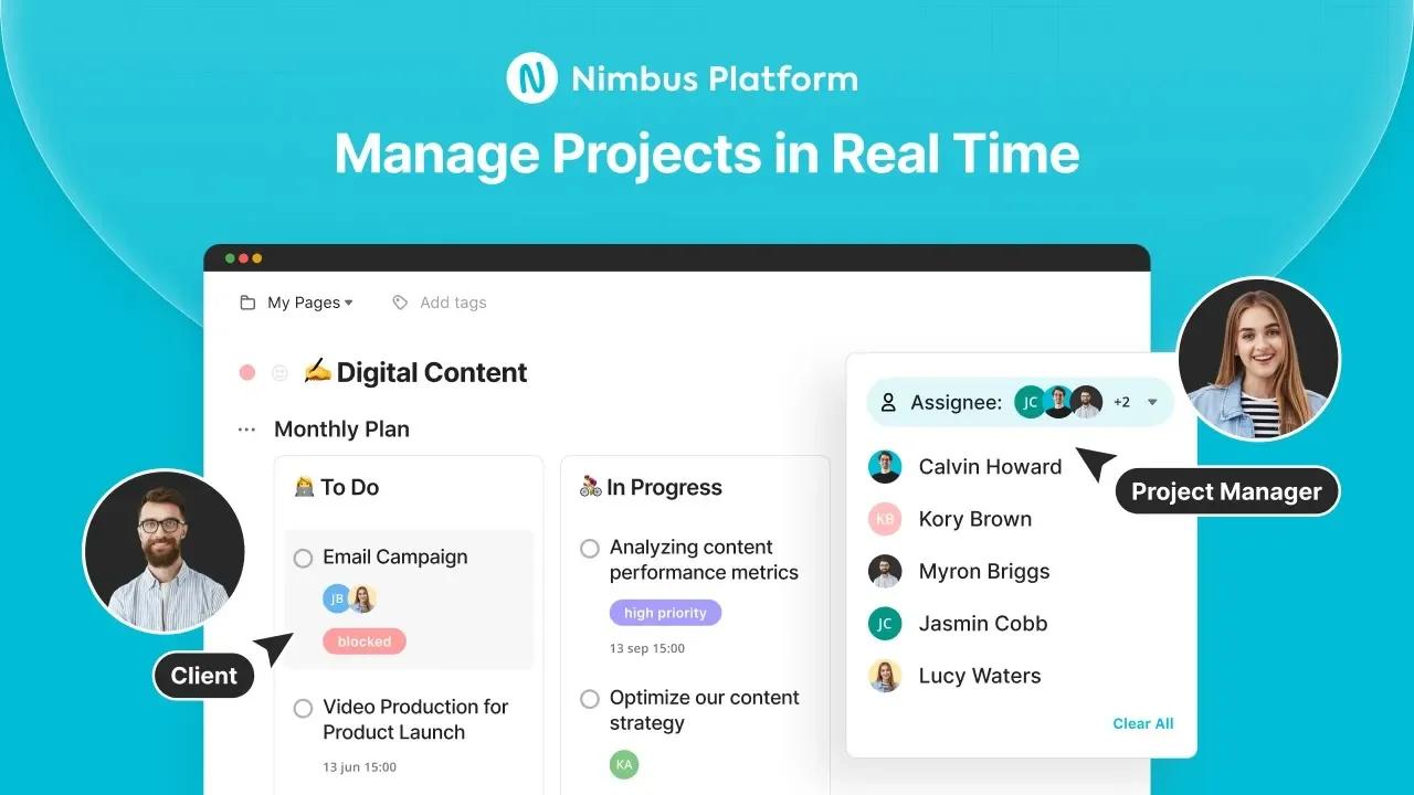 Manage Your Projects With Nimbus Platform