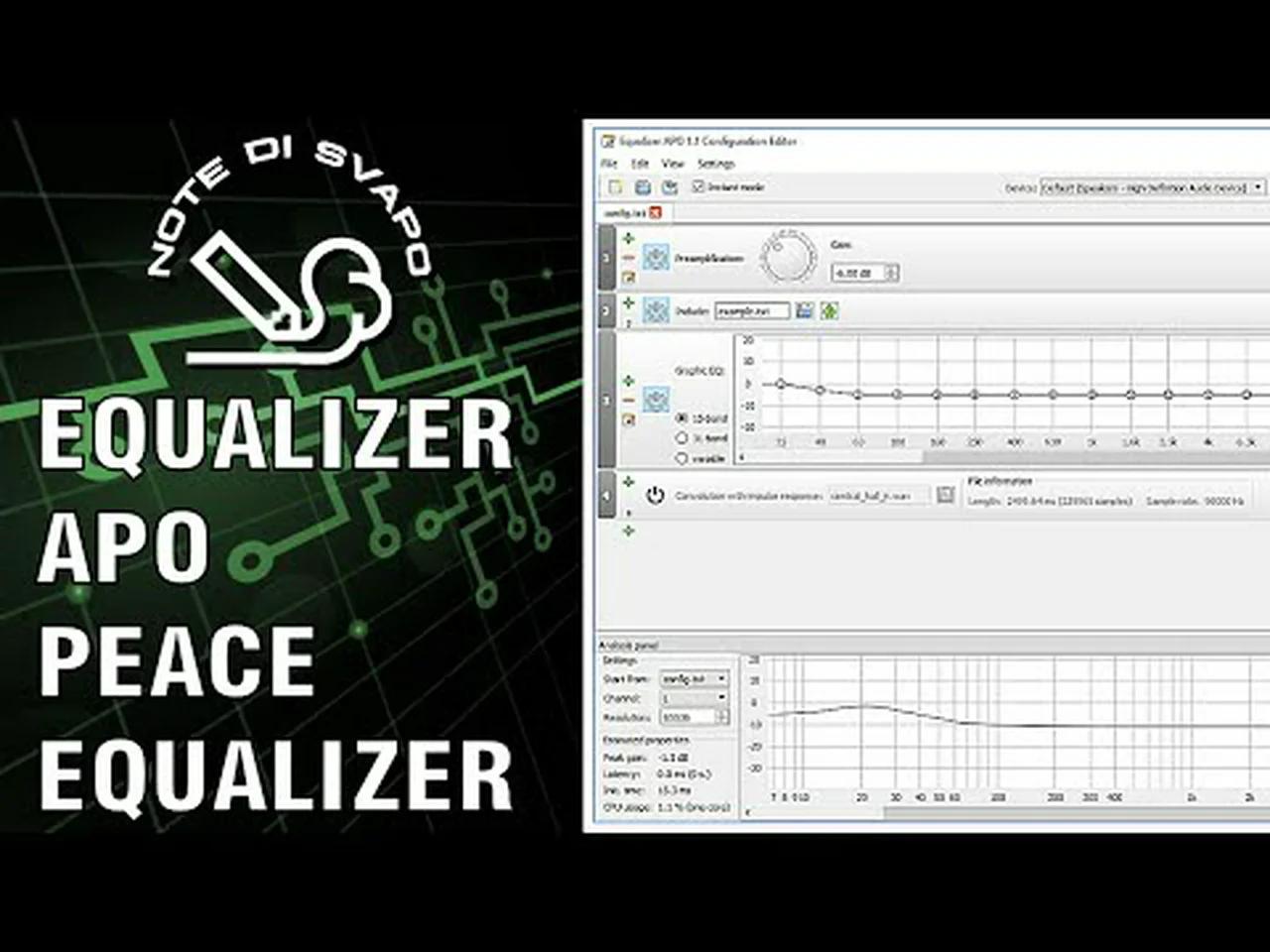 Equalizer APO & Peace equalizer