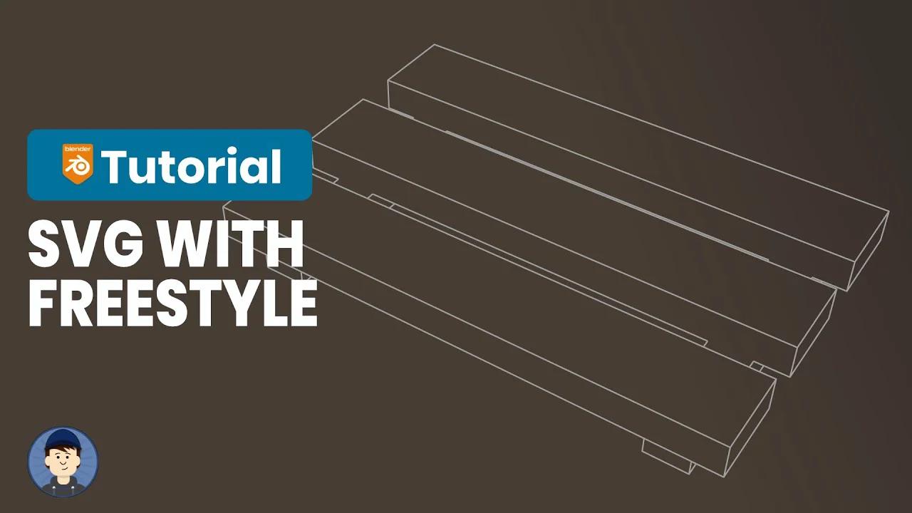 How to export an svg using freestyle in blender 3 4 rendering