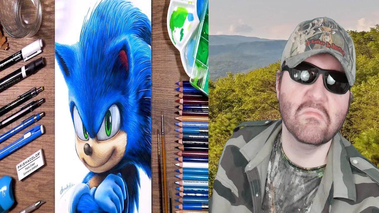 Drawing Sonic The Hedgehog - Drawholic - Reaction! (BBT)