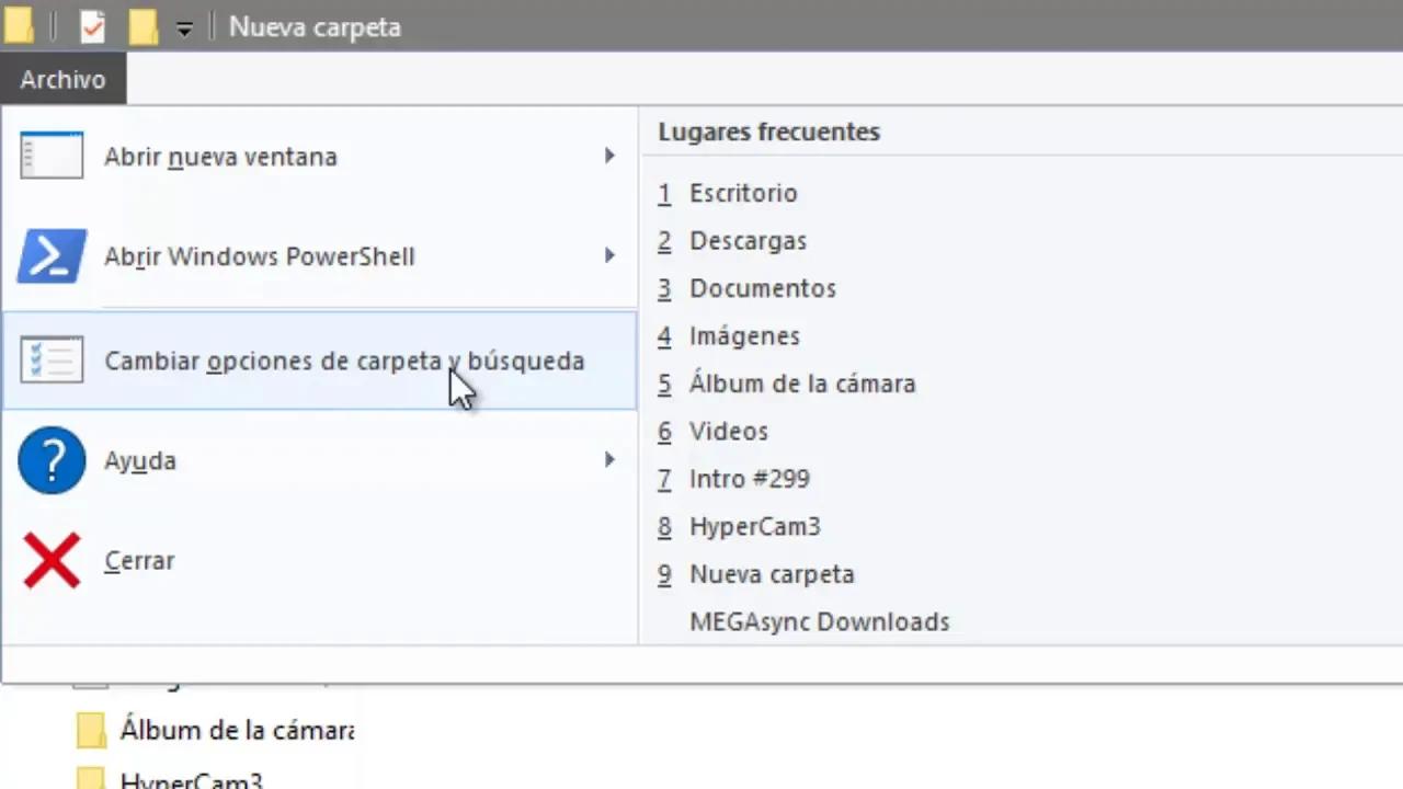 Como mostrar carpetas ocultas windows 10