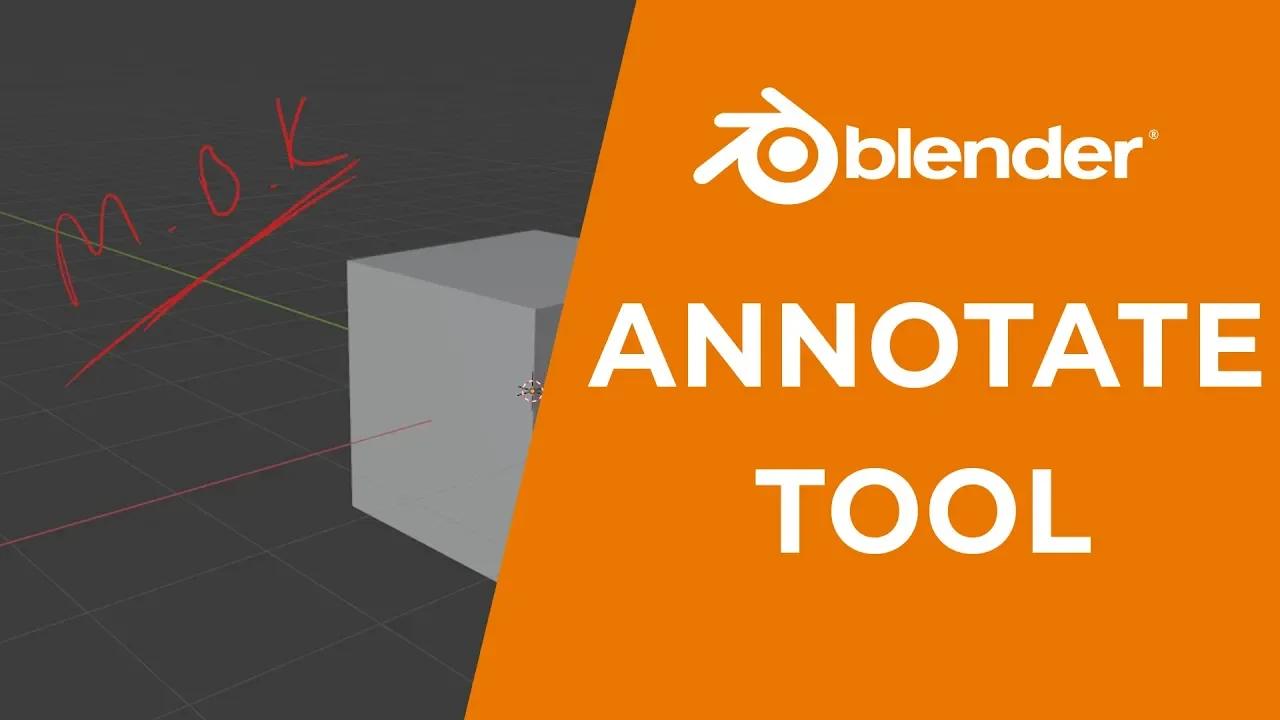 BLENDER ANNOTATE TOOL | Annotate Eraser Tool | Annotation Tool ...