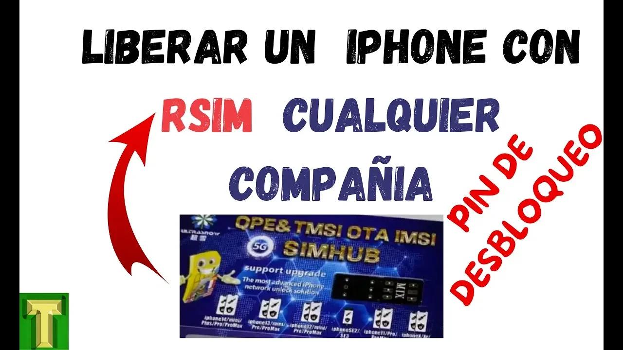 como liberar un Iphone t mobile con rsim 2024/cómo configurar r-sim ...