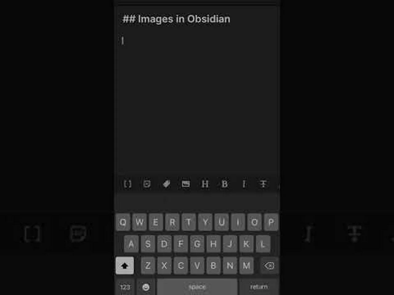 Template in Obsidian to insert markdown image syntax