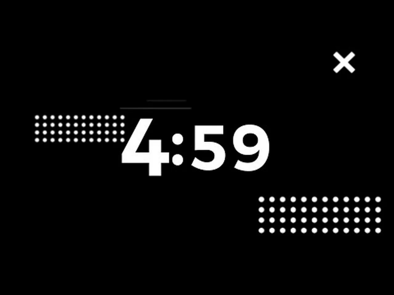 5 Minute Countdown Timer with Animated Fun Background