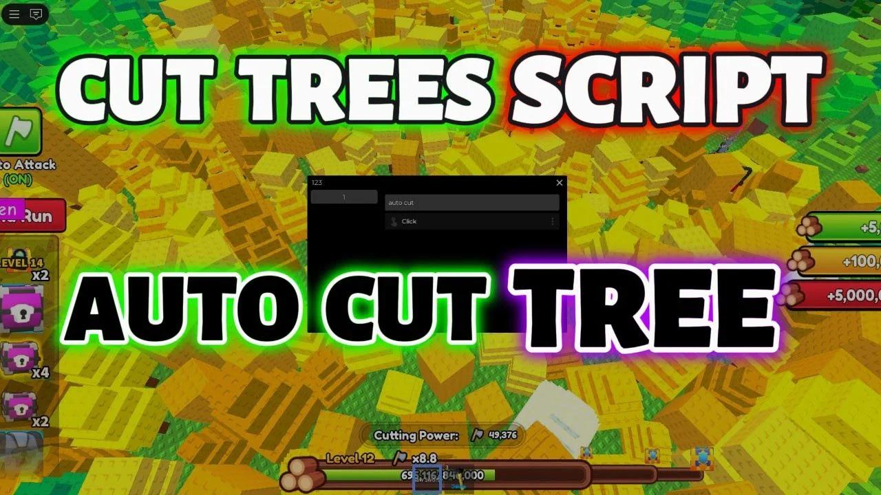 Cut Trees Script | Auto Farm | Cut All Trees | Weapon Size | Max Level ...