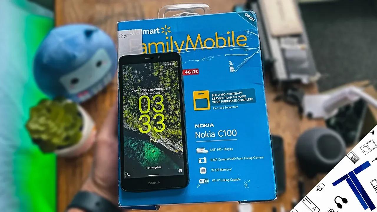 Nokia C100 Unboxing & Quick Review (2022) | Ultra Budget Android 12 Phone