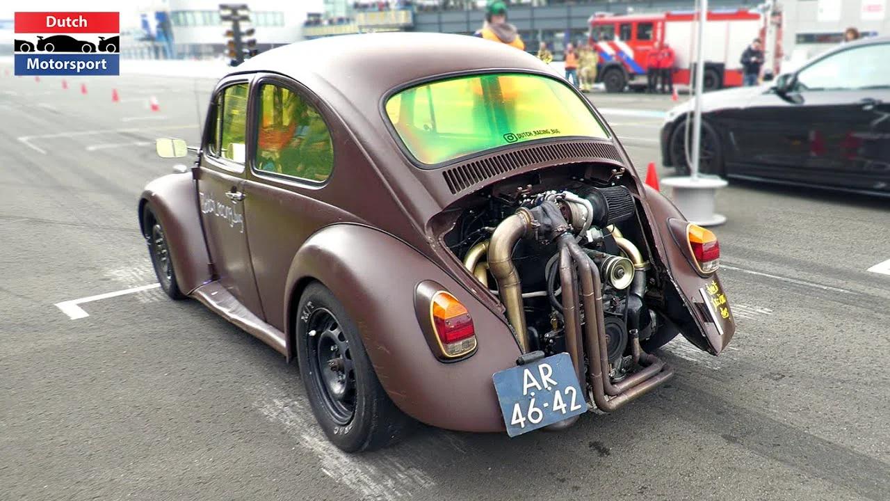 Modified Cars Drag Racing! - Turbo Beetle, 1800HP RAM, 1100HP AWD Civic ...