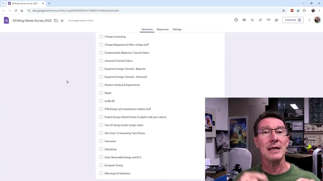 2025 EEVblog Viewer Survey and GIVEAWAY