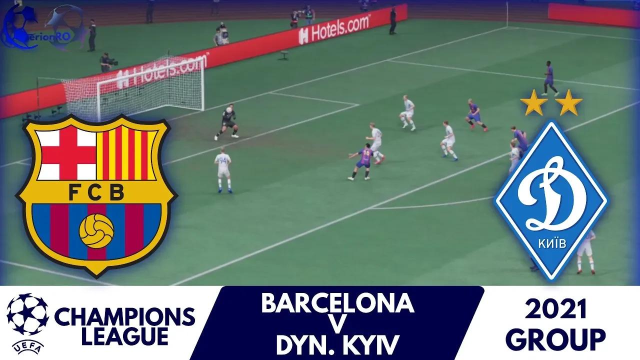 Dynamo Kyiv V FC Barcelona UEFA Champions League Groups Match 