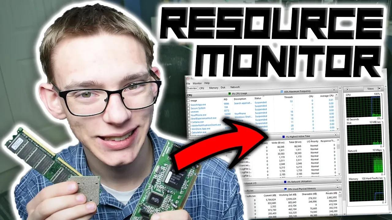 How to use the Resource Monitor in Windows!