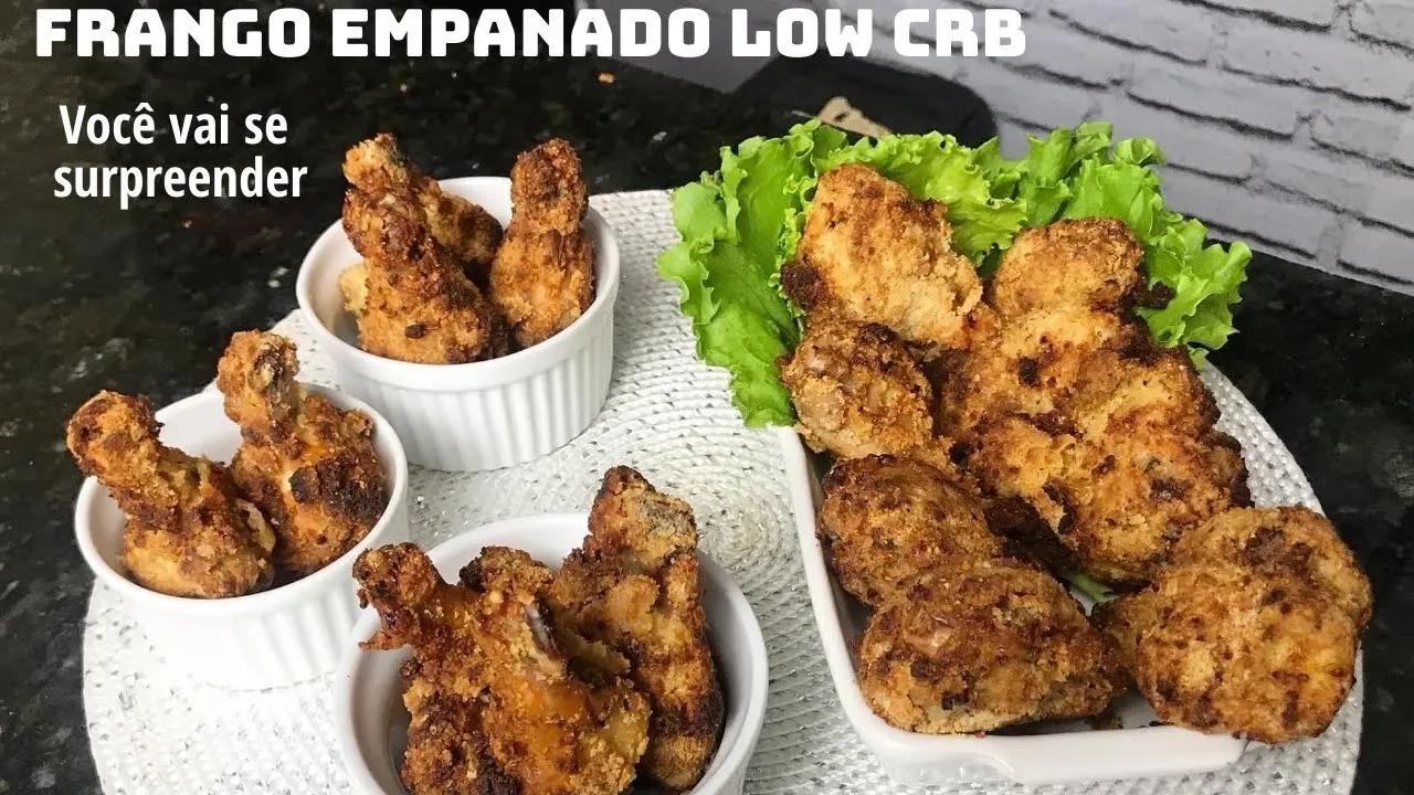 Coxinha de Frango Empanada Low Carb | Comidas Fit by IsaBridi