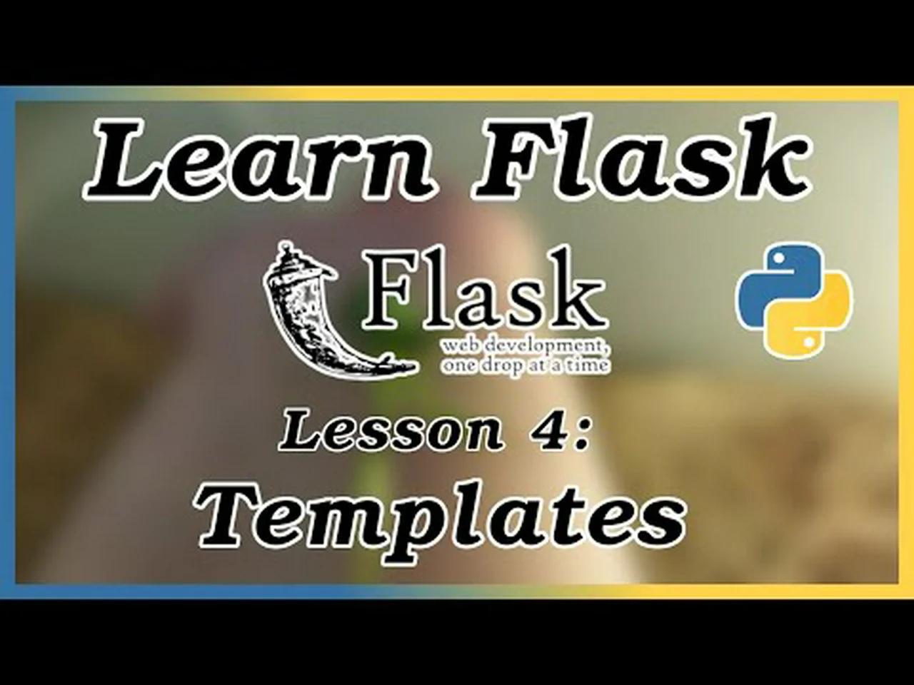 Templates - Flask Tutorial (Part 4)