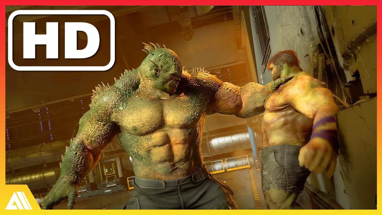 Marvel's Avengers Abomination Vs Hulk Fight Scene HD