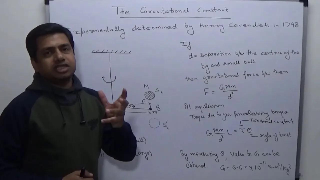 Gravitation Part 04 The Gravitational Constant Cavendish 