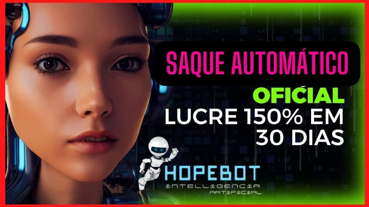 MINERADOR HOPEBOT SAQUEI AUTOMATICAMENTE SEM TAXA