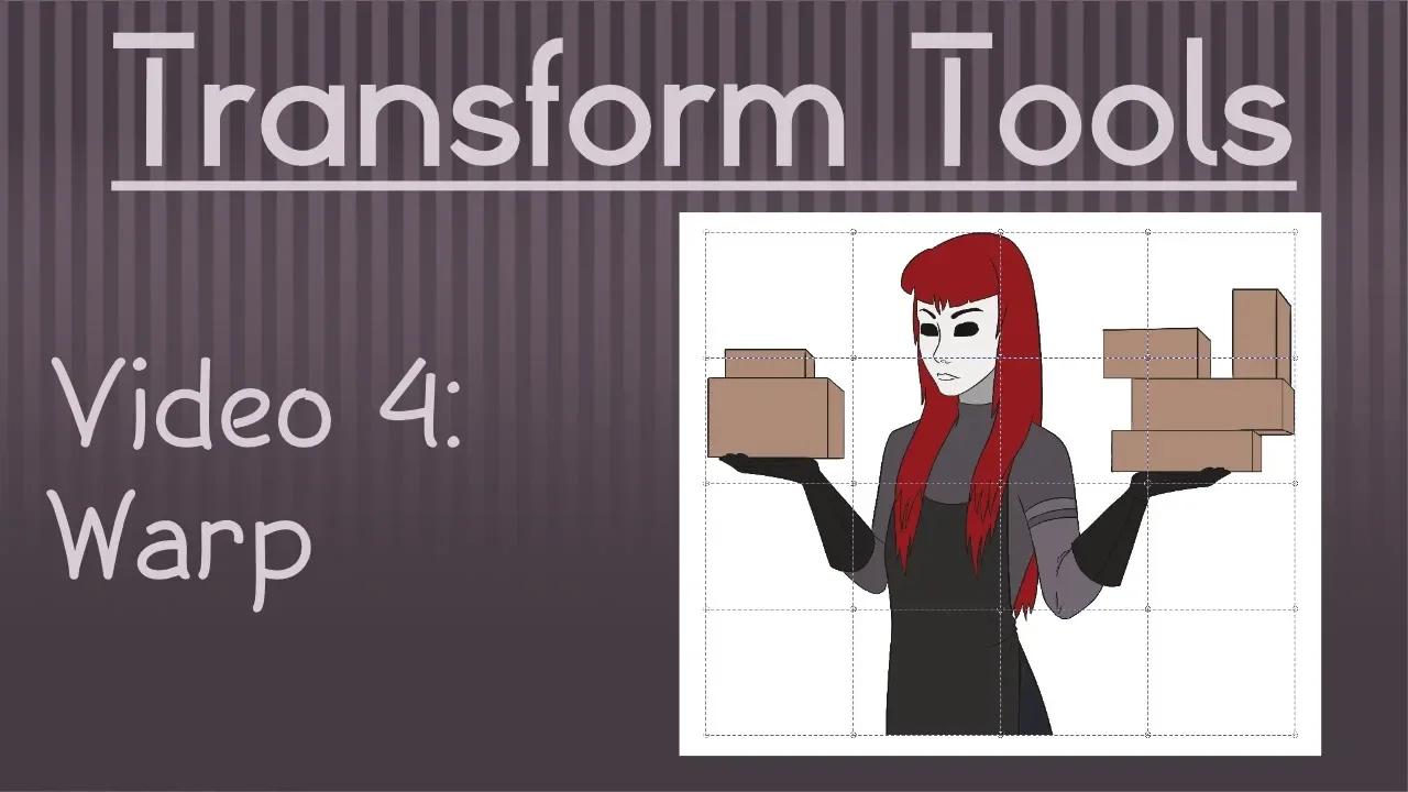 Krita Transform Tool Series: Using the Warp Tool!