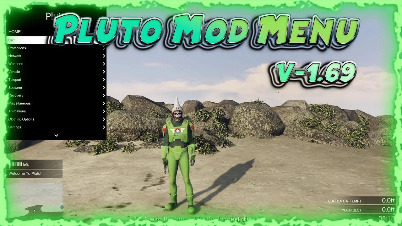 Pluto Mod Menu - GTA Online Updated for 1.69