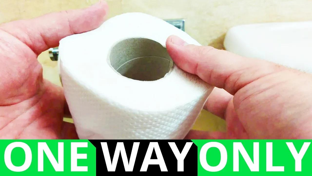 The Correct Way to Hang Toilet Paper